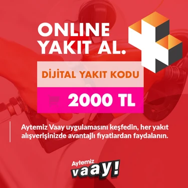 Aytemiz Akaryakıt Aytemiz Vaay Dijital Yakıt Kodu 2000