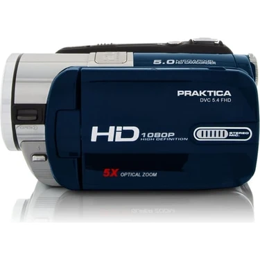 Praktica Dvc 5.4 Hd Video Kamera (Sd/sdhc Kart, 5 Megapiksel, 5-Kat Optik