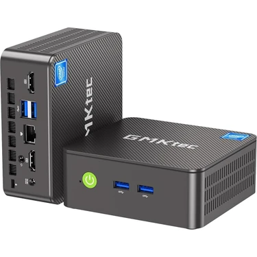 G3 Intel 12.Nesil N100 İşlemci, 16GB DDR4 3200MHz RAM, 512GB NVMe SSD, 2xHDMI , Win 11 PRO Mini