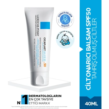 La Roche Posay Cicaplast Baume B5Cilt Onarıcı Balsam  Spf 50  40 ml- Tahriş Olmuş