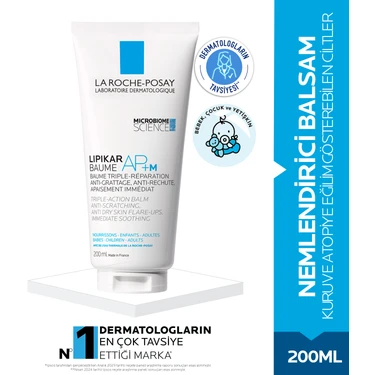 La Roche Posay Lipikar AP+M Nemlendirici Balsam 200 ml- Kuru ve Atopiye Eğilim Gösterebilen Ciltler