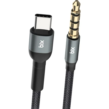 Bix BXAU1C Type-C 3.5mm Aux Hi-Fi Ses Kablosu 1.5