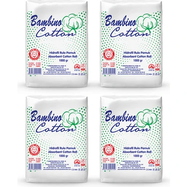 Bambino Cotton Hidrofil Rulo Pamuk 1000 gr x