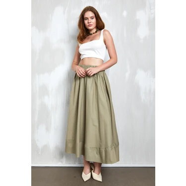 Minaaise Camelia Poplin Etek