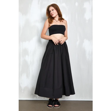 Minaaise Camelia Poplin Etek