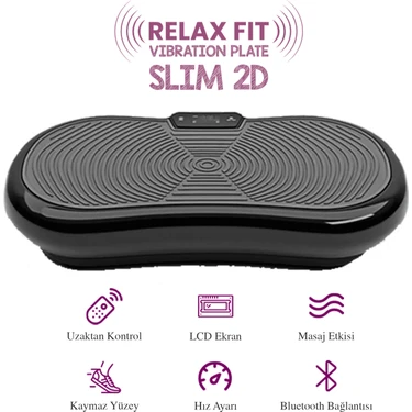 Relax Slim 2d Vibration Plate Titreşimli Spor Egzersiz Fitness Aleti