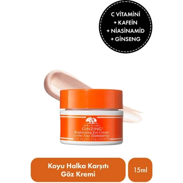 Origins C Vitamini & Niasinamid İçeren Ginzing™ Canlandırıcı Göz Kremi 15 ml