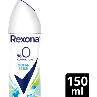 Rexona Kadın Sprey Deodorant Ocean Fresh %0 Alüminyum 150