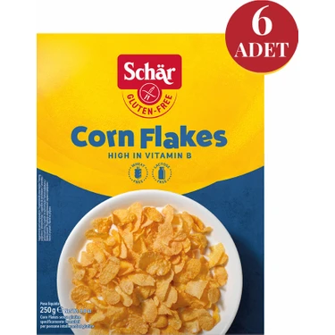 Schar Glutensiz Sade Mısır Gevreği 250 GR (6