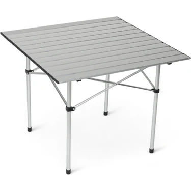Uniqamp ® Krono™ 4 Kişilik Aluminyum Katlanır Piknik Kamp Masası 70X70X55