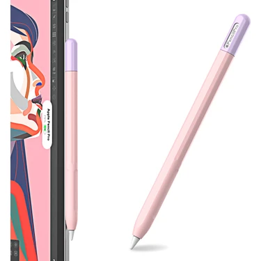 Forestl Digital Apple Pencil Pro Için Silikon Kılıf Renk Ekleme Stylus Kalem Koruyucu Cilt Kapağı +