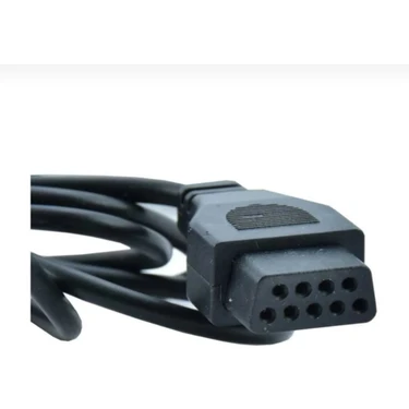 Micro Genius 9 Pin Beyaz Atari Kolu İnce Jackli 2 Kollu Oyun Konsolu İçin Yüksek