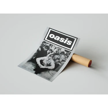 512 Art Design Oasis Müzik Afiş Duvar Poster 30 x 42 Fiyatı