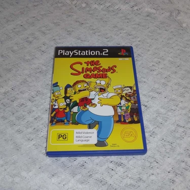 EA Ps2 The Simpsons Game Orjinal