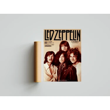 512 Art Design LED Zeppelin Müzik Afiş Duvar Poster 30 x 42 Fiyatı
