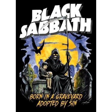 512 Art Design Black Sabbath Duvar Tasarım Poster 30 x 42