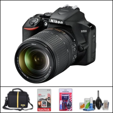 Nikon D3500 + 18-140 mm Vr Lens Dslr Fotoğraf Makinesi (Çanta + 32 GB Sd Kart + Temizlik Kiti