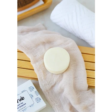 Shrub Kuru Saç İçin Nemlendirici Etkili Katı Şampuan 80 gr Parabensiz Vegan