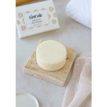 Shrub Yağlı Saçlar İçin Dengeleyici Katı Şampuan 80 gr Parabensiz Vegan