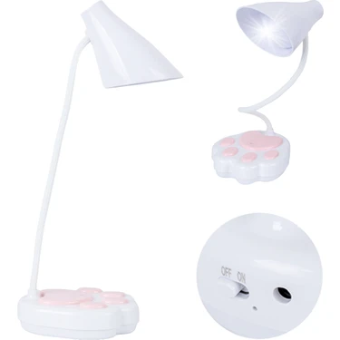 Shopzum JF-1623 20 Ledli 2.5 Watt Şarjlı Esnek Masa Lambası