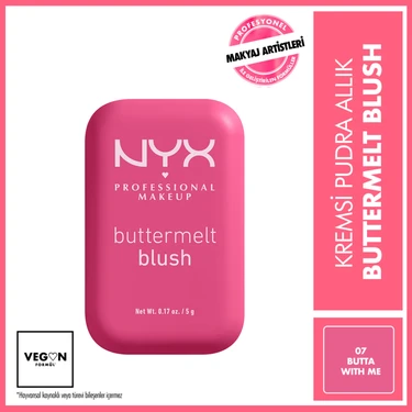 Buttermelt Blush Kremsi Pembe Pudra Allık - 07 Butta With