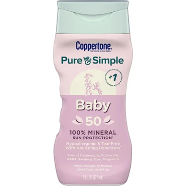 Coppertone Pure & Simple Baby Spf50 Bebek Güneş Kremi