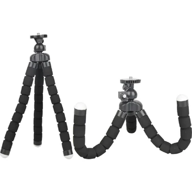The Wlue 26 cm Süngerli Ahtapot Tripod Telefon Tutucu