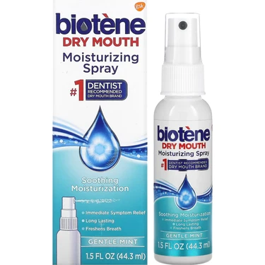 Biotene Dry Mouth Nemlendirici Ağız Bakım Spreyi 44.3 ml Hafif Nane Aromasıyla