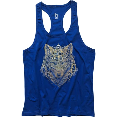 Bluu Wolfart Fitness Gym Tank Top Sporcu