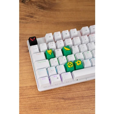 Makerpax Valorant Skye Keycaps, Q-E-X-C Mekanik Klavye