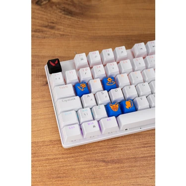 Makerpax Valorant Yoru Keycaps, Q-E-X-C Mekanik Klavye