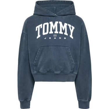 Tommy Hilfiger Kadın Tjw Vtg Varsity 1 Hoodie Sweatshirt -