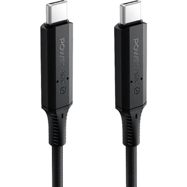 Spigen USB-C to USB-C 1 Metre E-Mark Çipli Örgü Kablo 100W Güç / PPS 2.0 Super Hızlı Şarj / Data