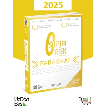 345 Paragraf Sıfır Risk 2025 Model Üç Dört Beş