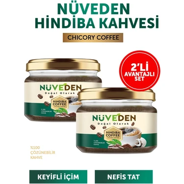 Nüveden Hindiba Kahvesi % 100 Doğal Detox Diyet Kahvesi 2X150