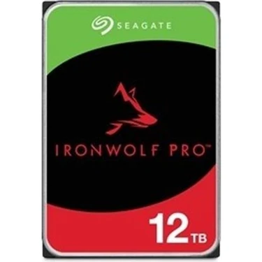 Seagate 12 Tb Seagate 3.5 Ironwolf Pro Sata3 7200RPM 256MB ST12000NT001 (5 Yıl Resmı Dıst