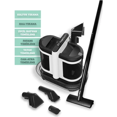 Pirantech  V22C Koltuk ve Halı Yıkama Makinesi - Cam Temizleme Makinesi - Evcil Hayvan