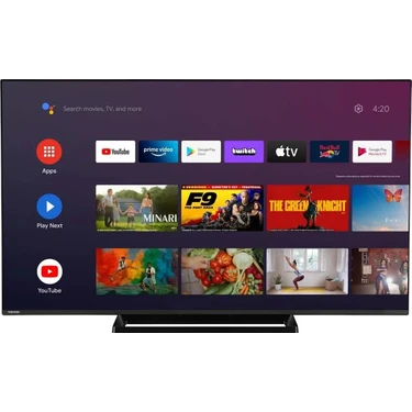 Toshiba 55UA3E63DT 55" 139 Ekran Uydu Alıcılı 4K Ultra HD Android Smart LED