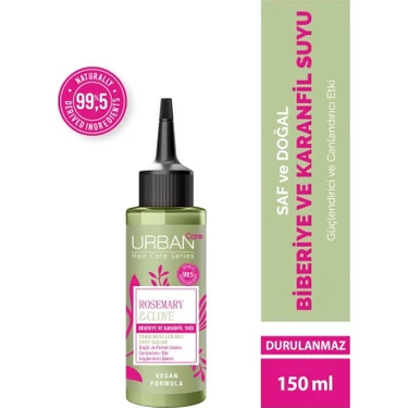 Urban Care Rosemary & Clove Biberiye ve Karanfil Saç Bakım Yağı % 99.5 Doğal ve Saf 100