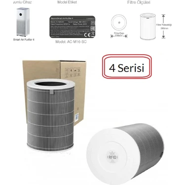 Lin Grup Xiaomi Air Purifier 4 Hava Temizleyici Yedek