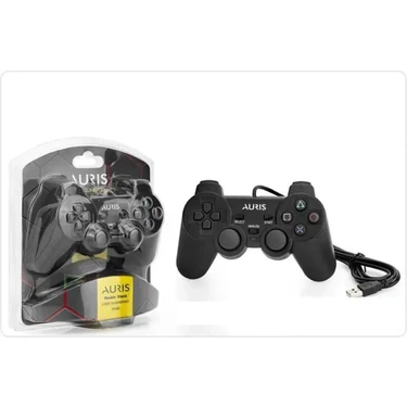 Eco Center Pc Joystick Titreşimli USB Girişli Bilgisayar Oyun Konsolu Auris JS01 Siyah Oyun