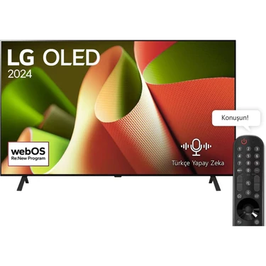 LG OLED77B46 77" 195 Ekran Uydu Alıcılı 4K Ultra HD Smart OLED