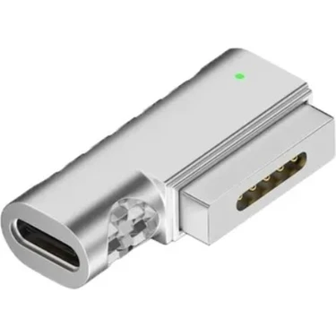 Techmaster Type-C To Magsafe 2 85W A Kadar Destekli L Model Şarj Çevirici