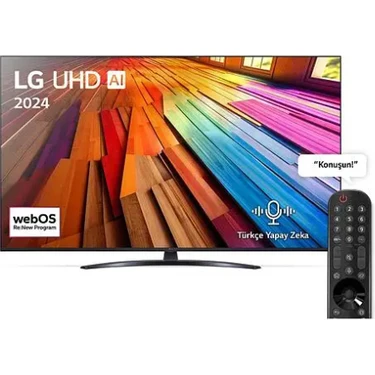 LG 50UT8100 50" 126 Ekran Uydu Alıcılı 4K Ultra HD webOS Smart LED