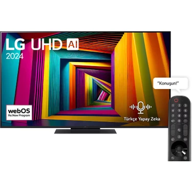 LG 65UT9100 65" 165 Ekran Uydu Alıcılı 4K Ultra HD webOS Smart LED