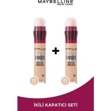Maybelline New York 2'li Instant Anti Age Eraser Kapatıcı - 01