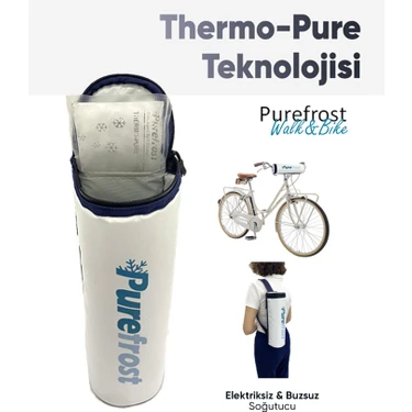 Purefrost Pf3 Şişe Soğutucu Termal Silindir Bisiklet Çantası/1 Adet Thermo-Pure Jel