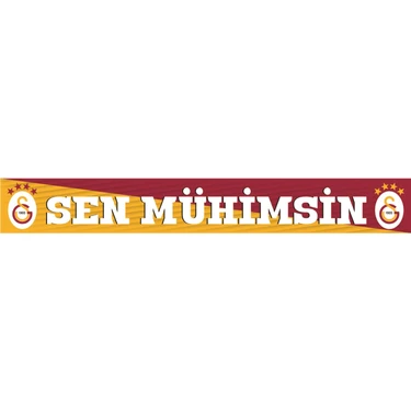 GS Store Galatasaray Sen Mühimsin Şal Atkı