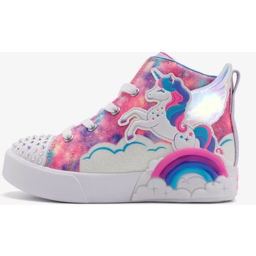 Skechers Twinkle Magic Küçük Kız Çocuk Pembe Işıklı Spor Fiyatı