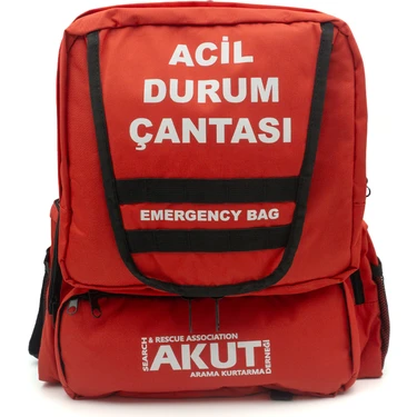 Akut Afet-Acil Durum-Deprem Çantası Çift